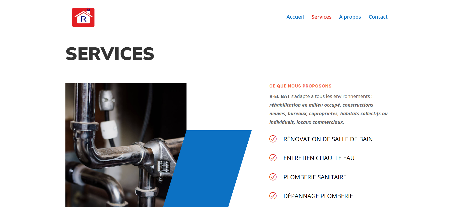 Exemple du site R-EL BAT